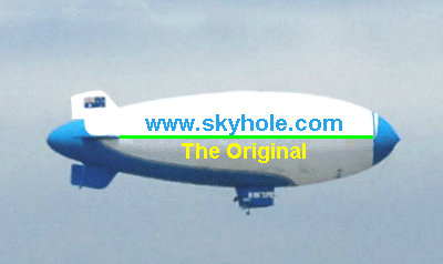 The skyhole.com Zeppelin giving the Message about getting to the Other Side.